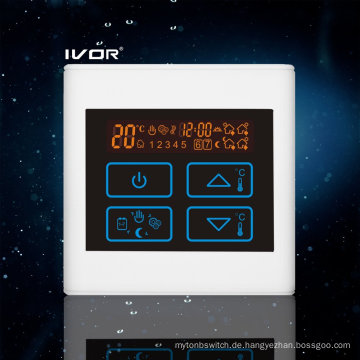 Programmierbare Fußbodenheizung Thermostat Touch Switch Kunststoffrahmen (SK-HV2300-L)